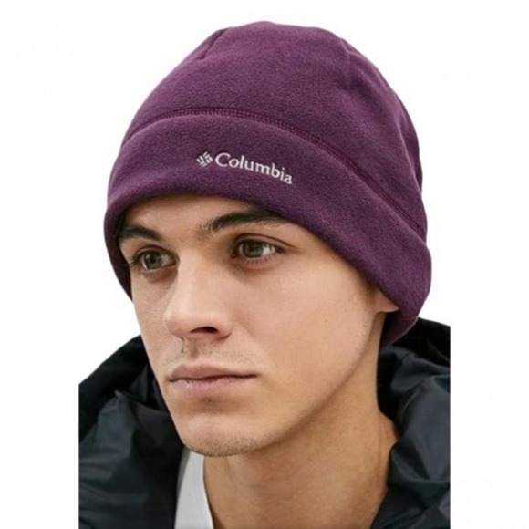 Unisex Columbia Omni-Heat Reflective Thermal Fleece Hat navy blue‎ S/M - Picture 4 of 15